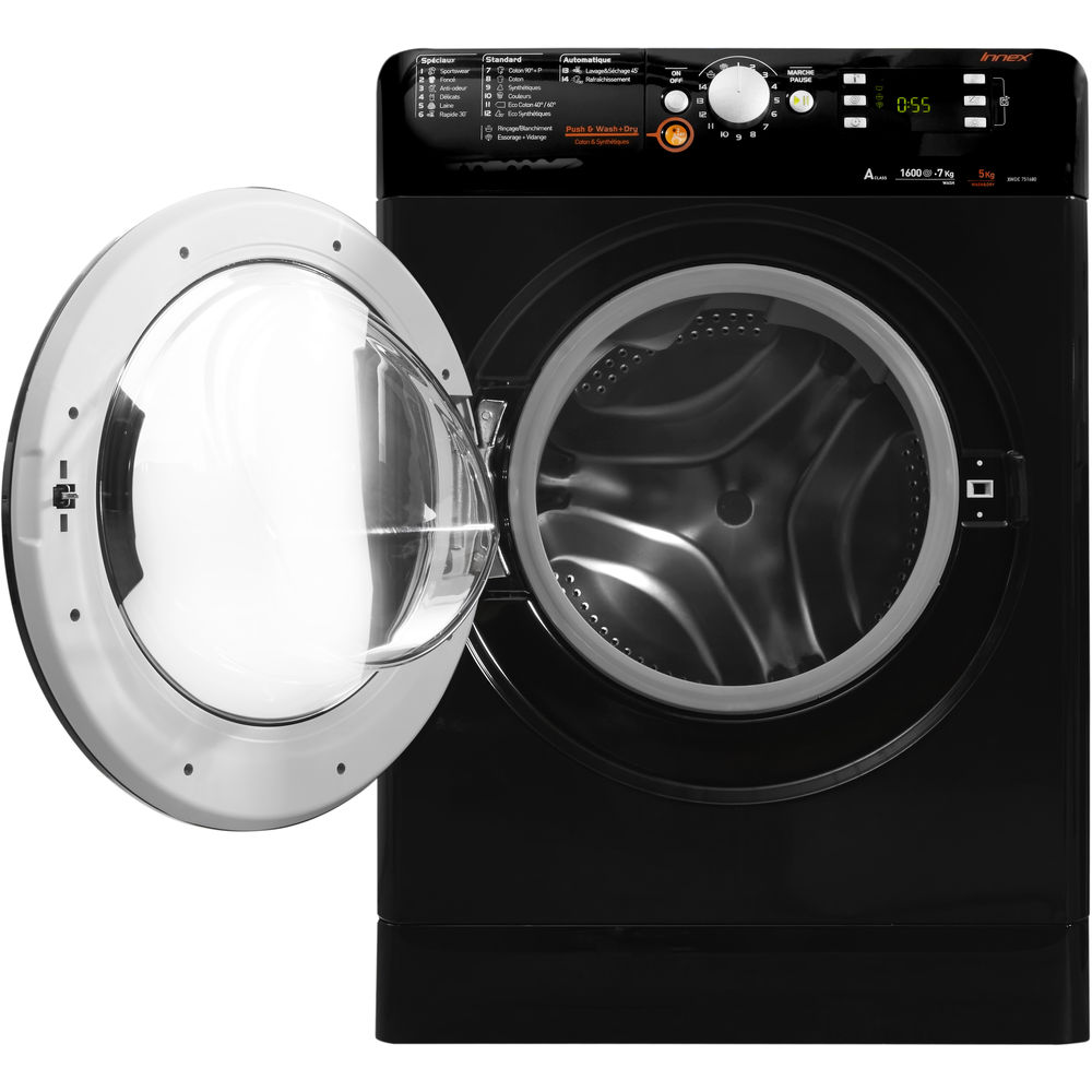 Lave linge séchant posable Indesit 7 kg XWDE 751680X K FR