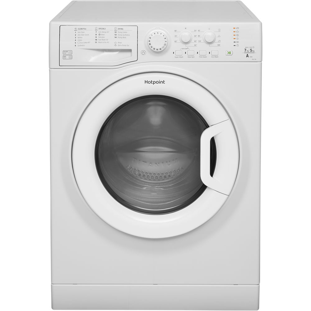 Hotpoint freestanding washer dryer: 7kg | Hotpoint