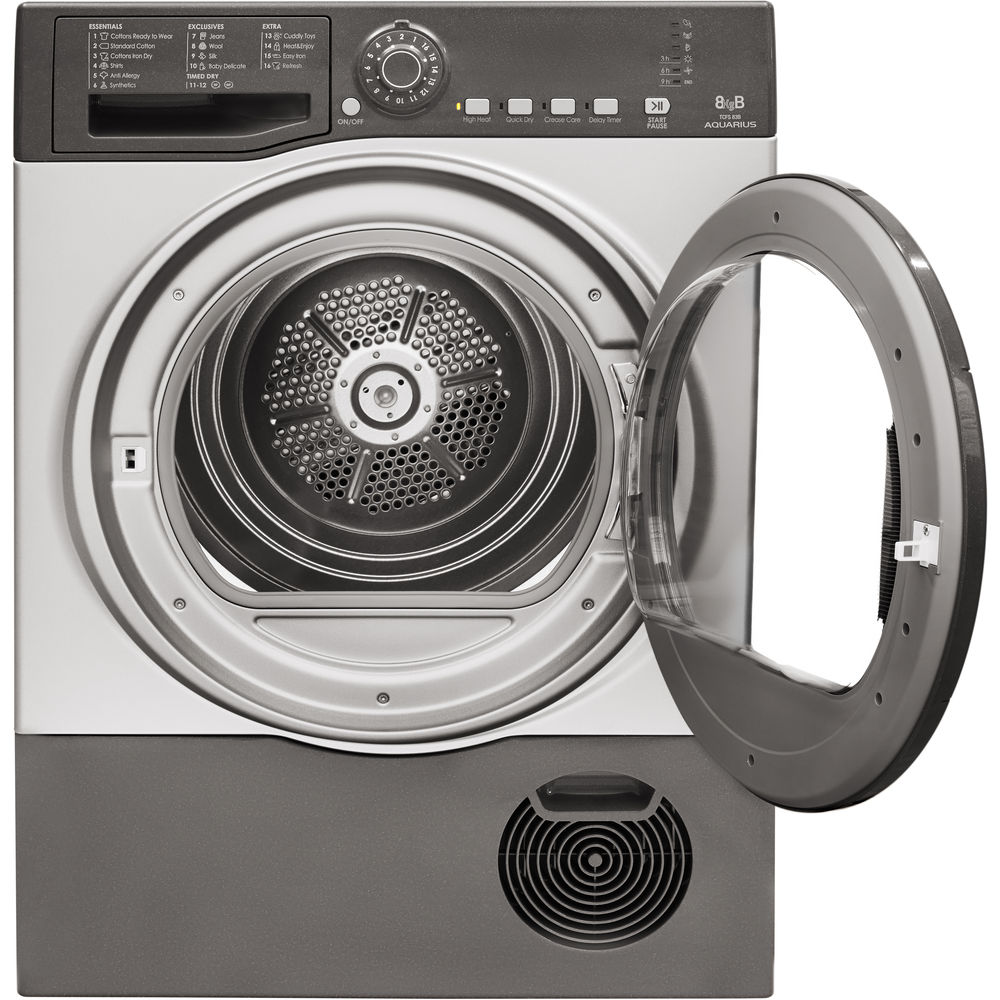 Hotpoint Aquarius TCFS 83B GG.9 Tumble Dryer - Graphite | Hotpoint