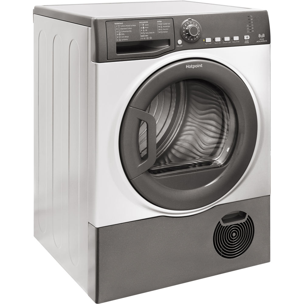 Hotpoint Condenser Tumble Dryer: Freestanding, 8kg - TCFS 83B GG.9 (UK ...