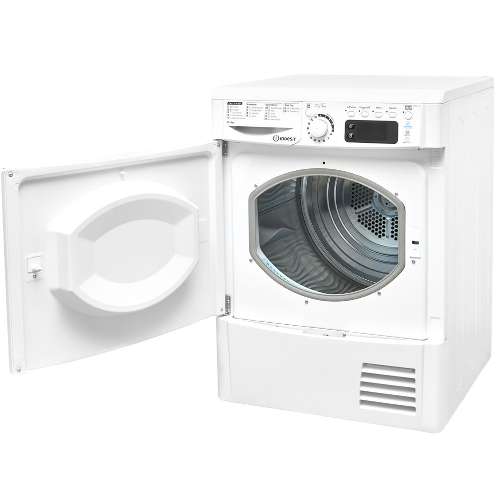 Indesit MyTime EDCE 85 B TM Tumble Dryer in White - EDCE 85 B TM UK