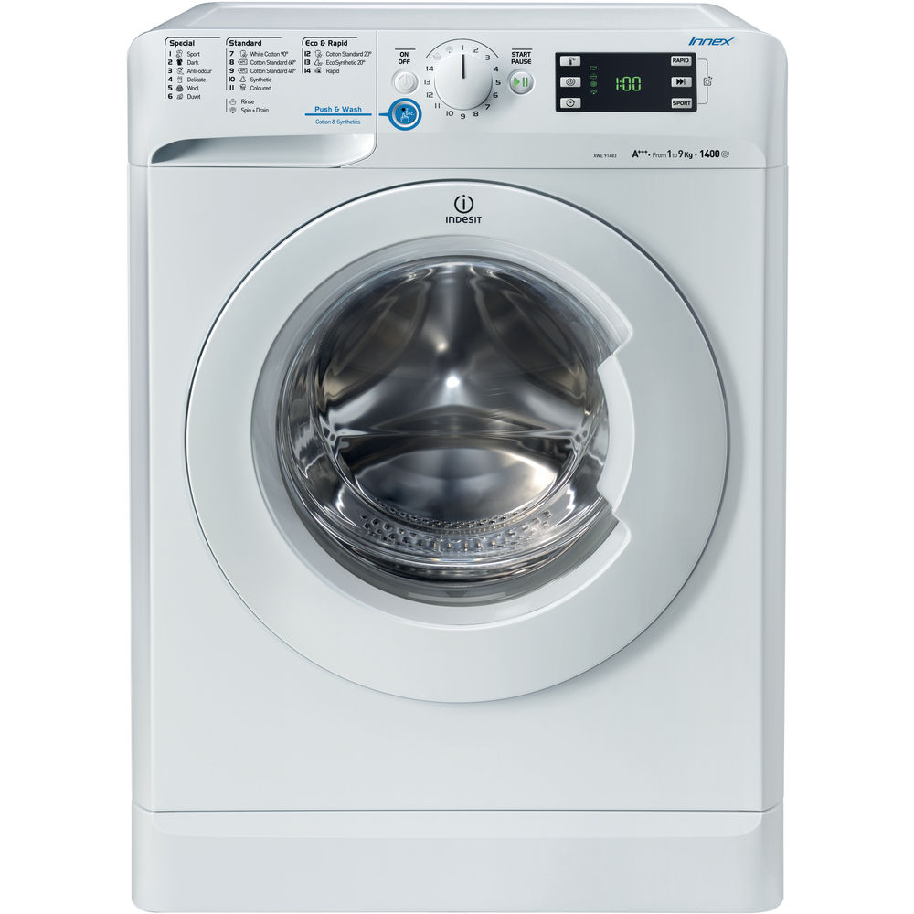  Indesit  Innex XWE 91483X W Washing Machine in White XWE 