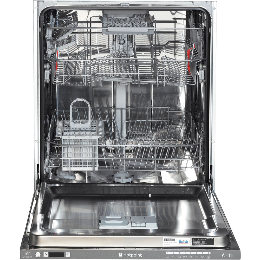 Hotpoint integrated dishwasher: full 