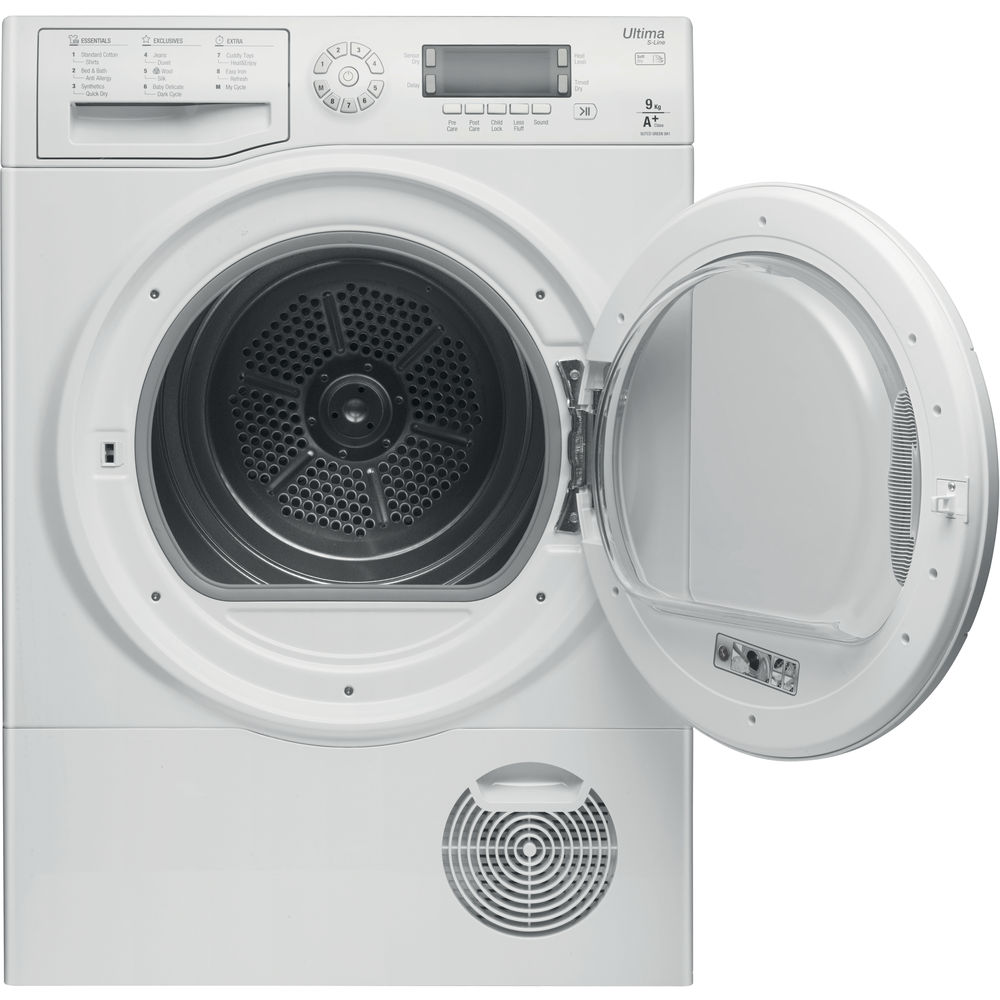 Hotpoint heat pump tumble dryer: freestanding, 9kg - SUTCD GREEN 9A1 ...