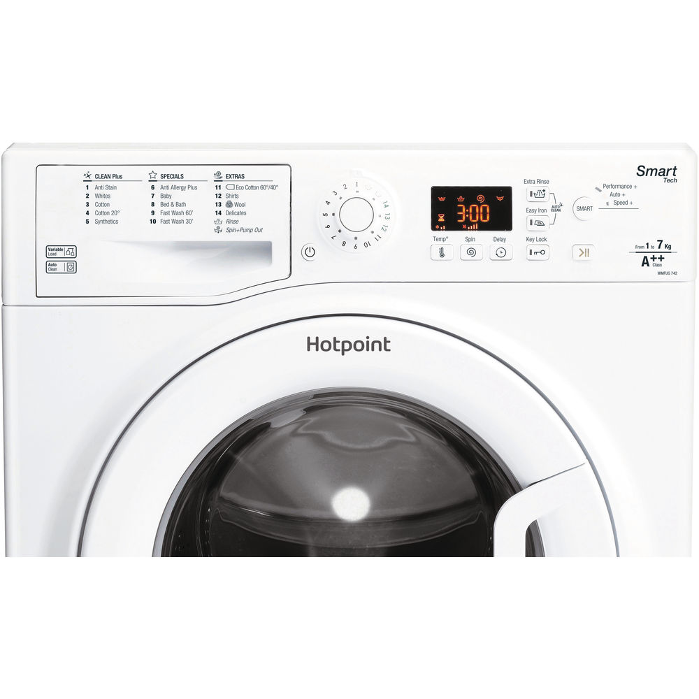 Hotpoint Freestanding Front Loading Washing Machine 7kg Wmfug 742 P Ukm Hotpoint 6929