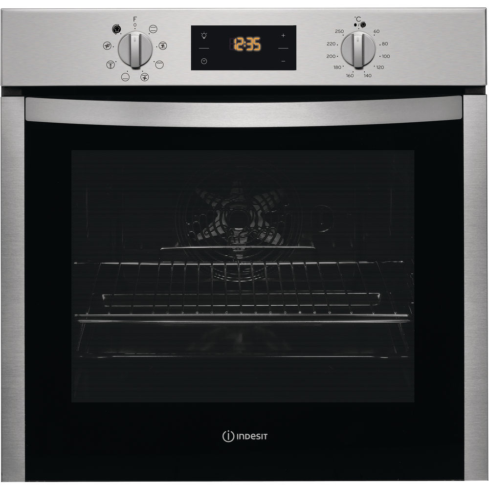 Indesit Aria DFW 5544 C IX UK Electric Single Built-in Oven in Stainless Steel