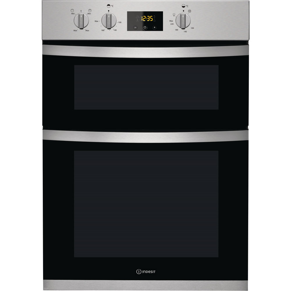 Indesit Aria KDD 3340 IX Electric Double Built-in Oven in Stainless Steel