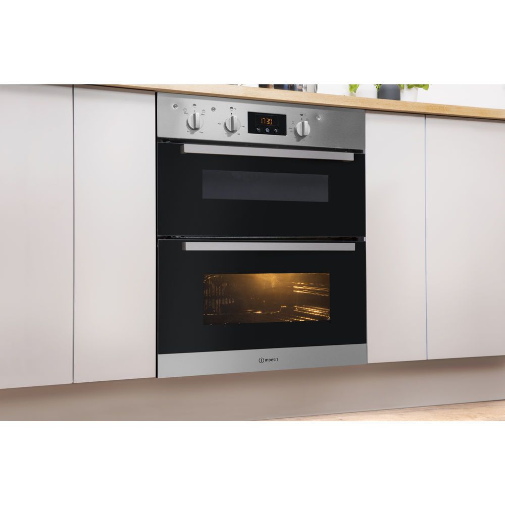 Indesit Aria IDU 6340 IX Electric Built-under Oven in Stainless Steel ...