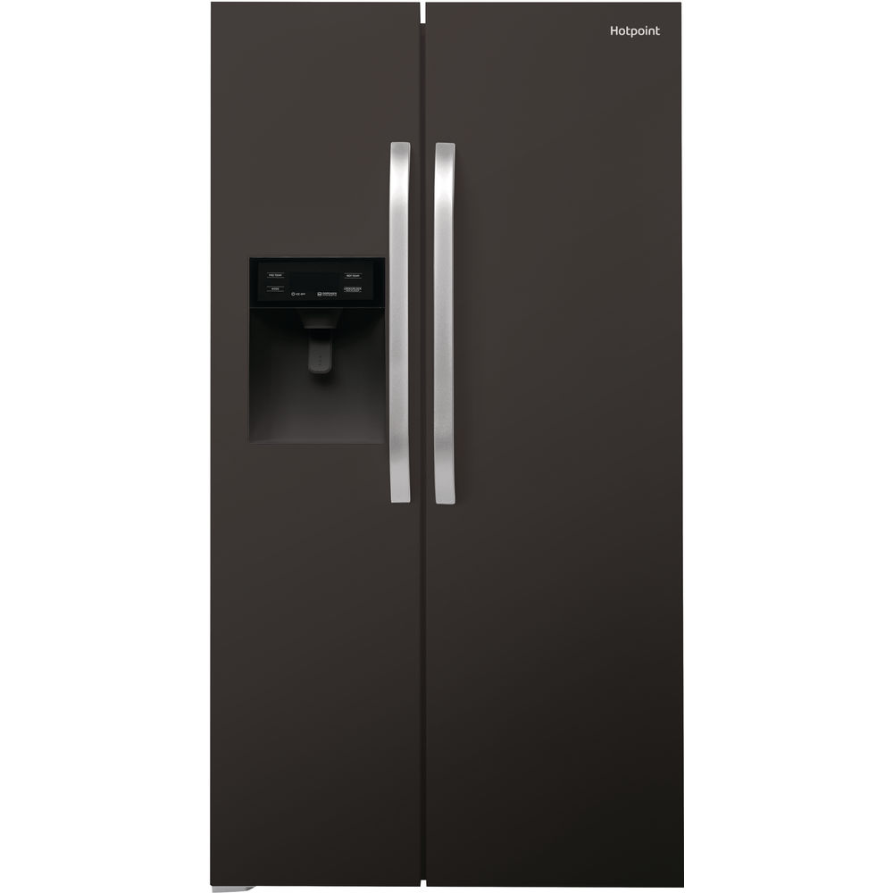 Hotpoint sidebyside american fridge black color SXBHE 925 WD (UK