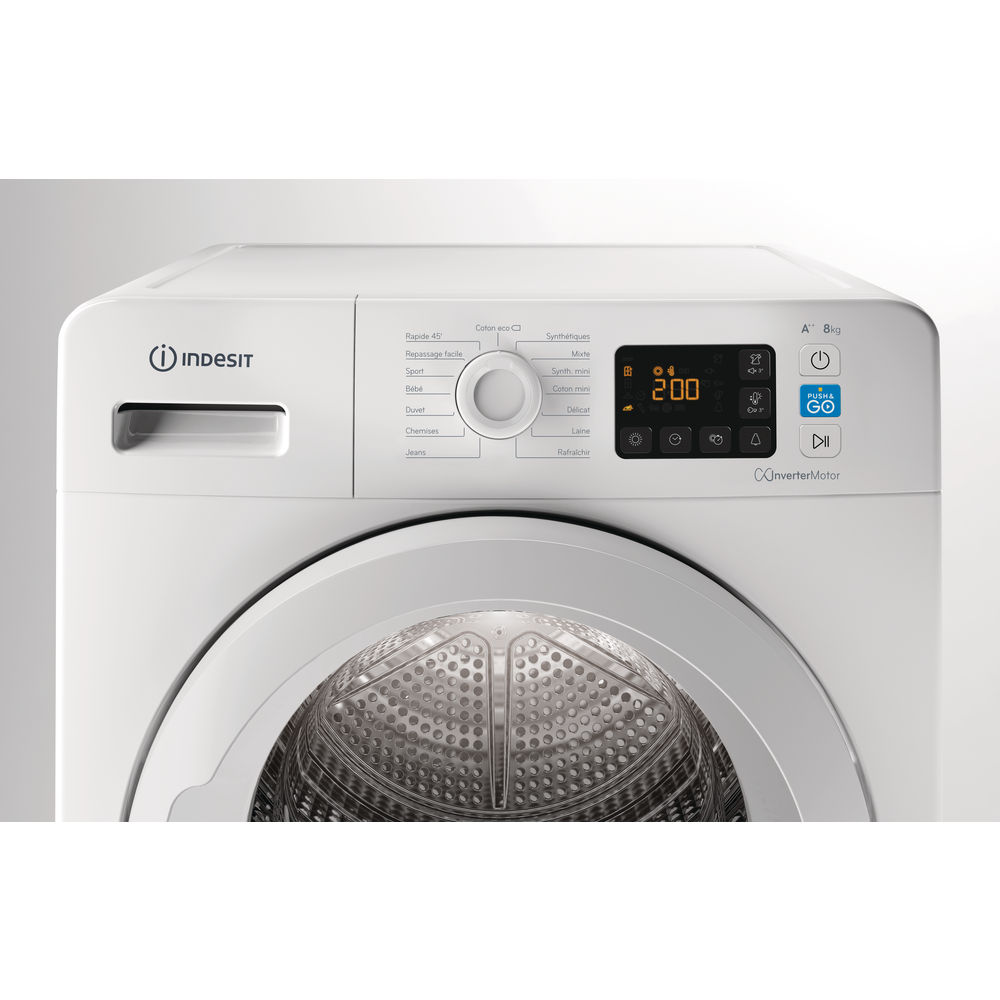 Sèche-linge Pompe à Chaleur Indesit : Posable, 8 Kg - YT M11 82 X FR