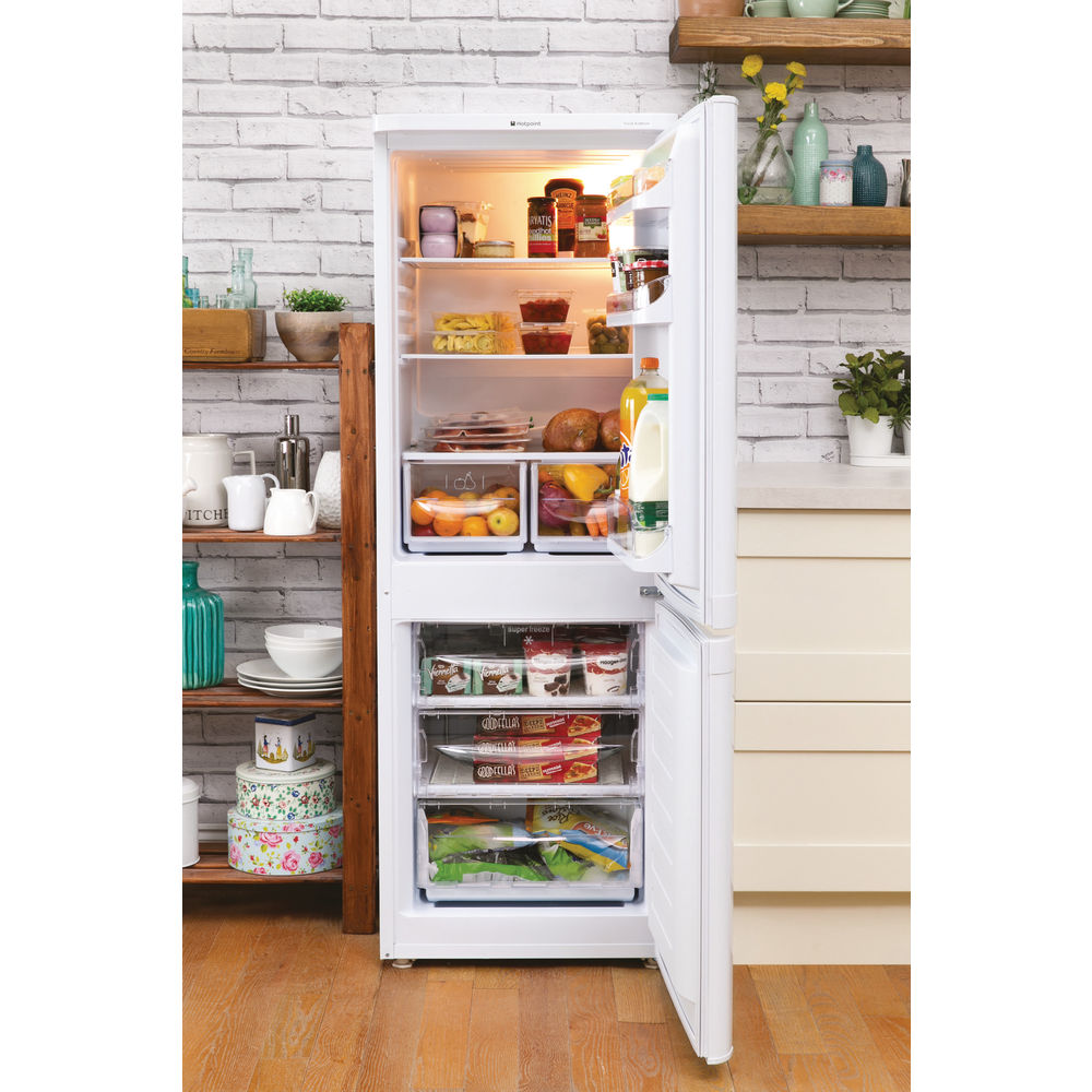 Hotpoint First Edition HBD 5515 W Fridge Freezer - White | Hotpoint